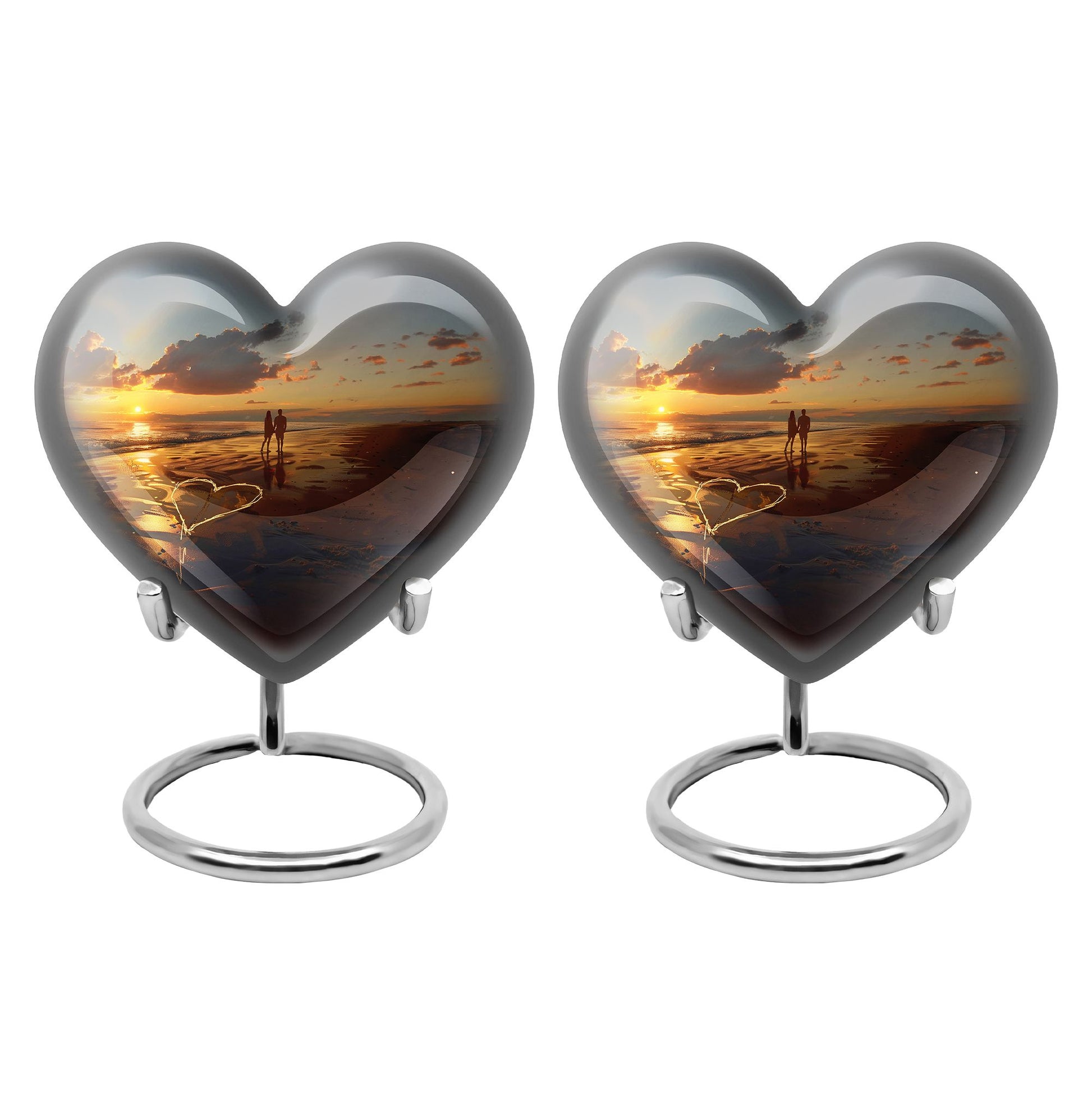 Beach  Small Urn Set of 2 Combo