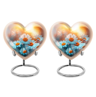 Flower  Small Urn Set of 2 Combo