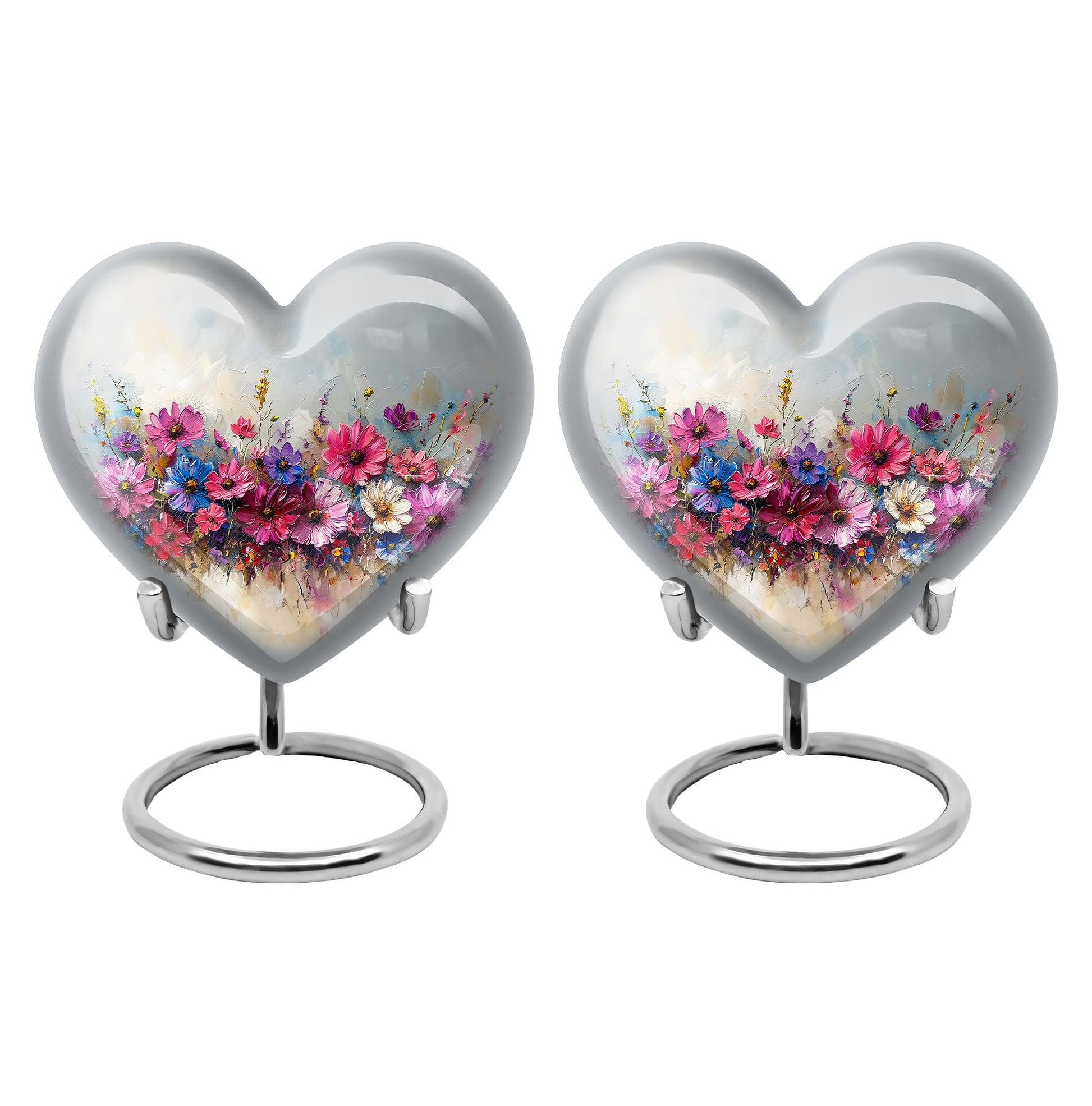 Flower  Small Urn Set of 2 Combo