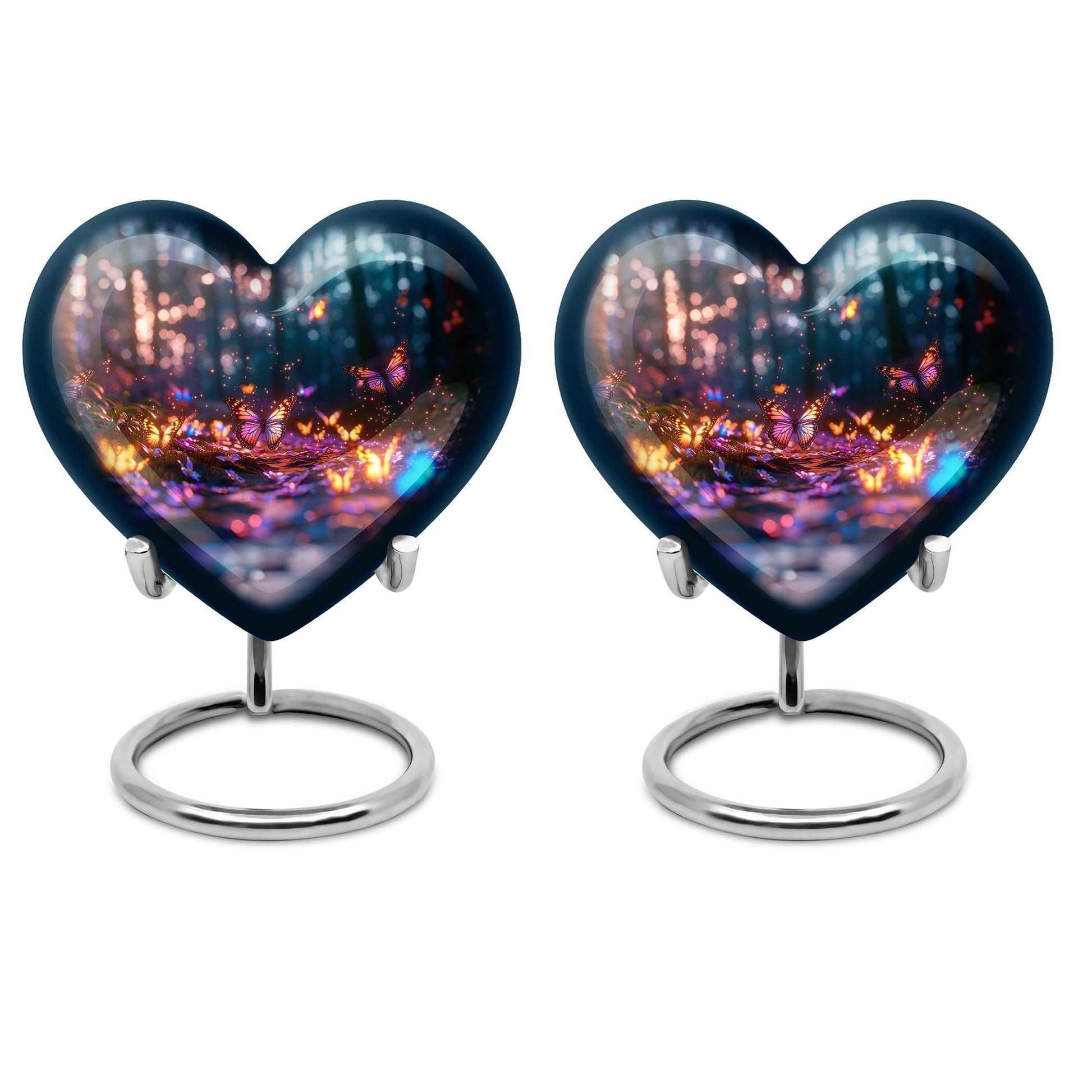 Butterfly  Small Urn Set of 2 Combo