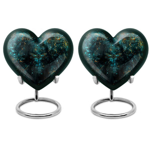 DRAGONFLY urn, heart-shaped