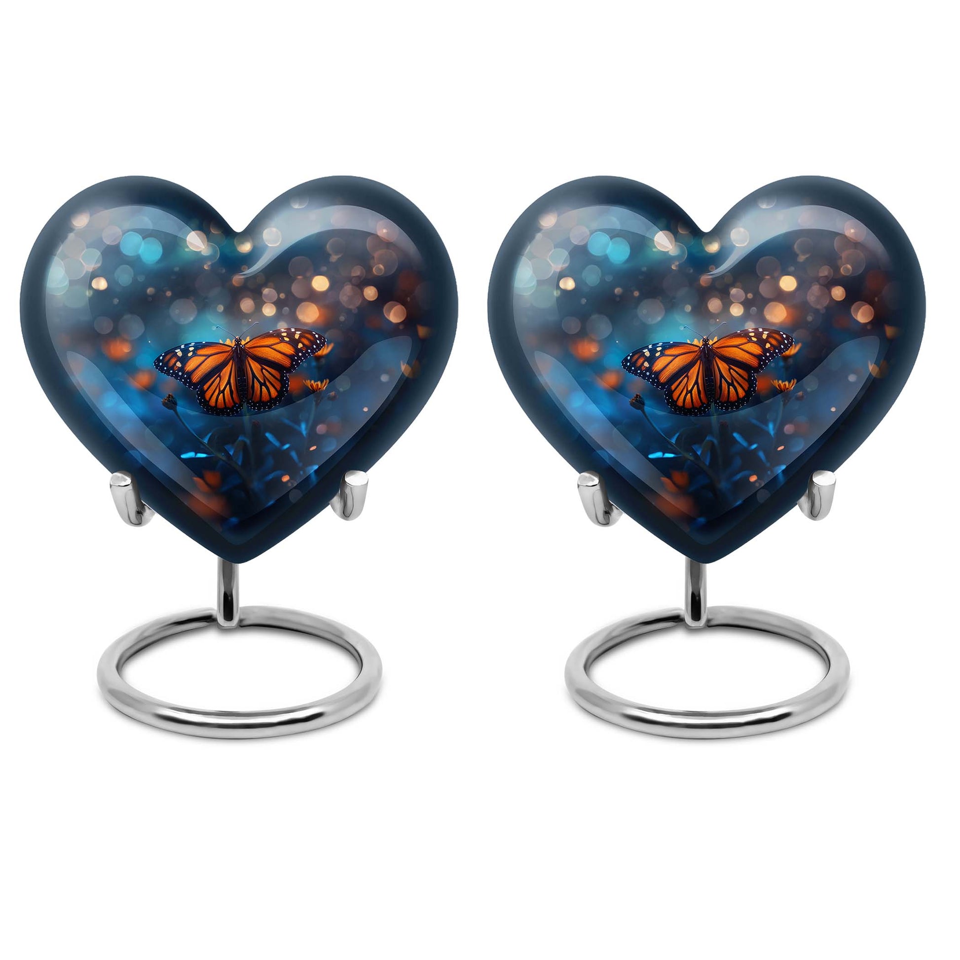 Butterfly  Small Urn Set of 2 Combo