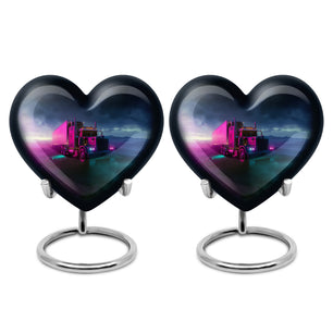 Truck  Small Urn Set of 2 Combo