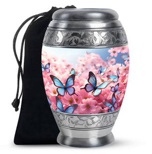 Butterfly Large Urn 10 Inch