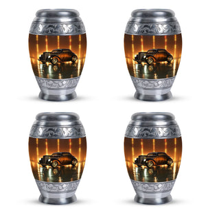 Car  Small Urn Set of 4 Combo