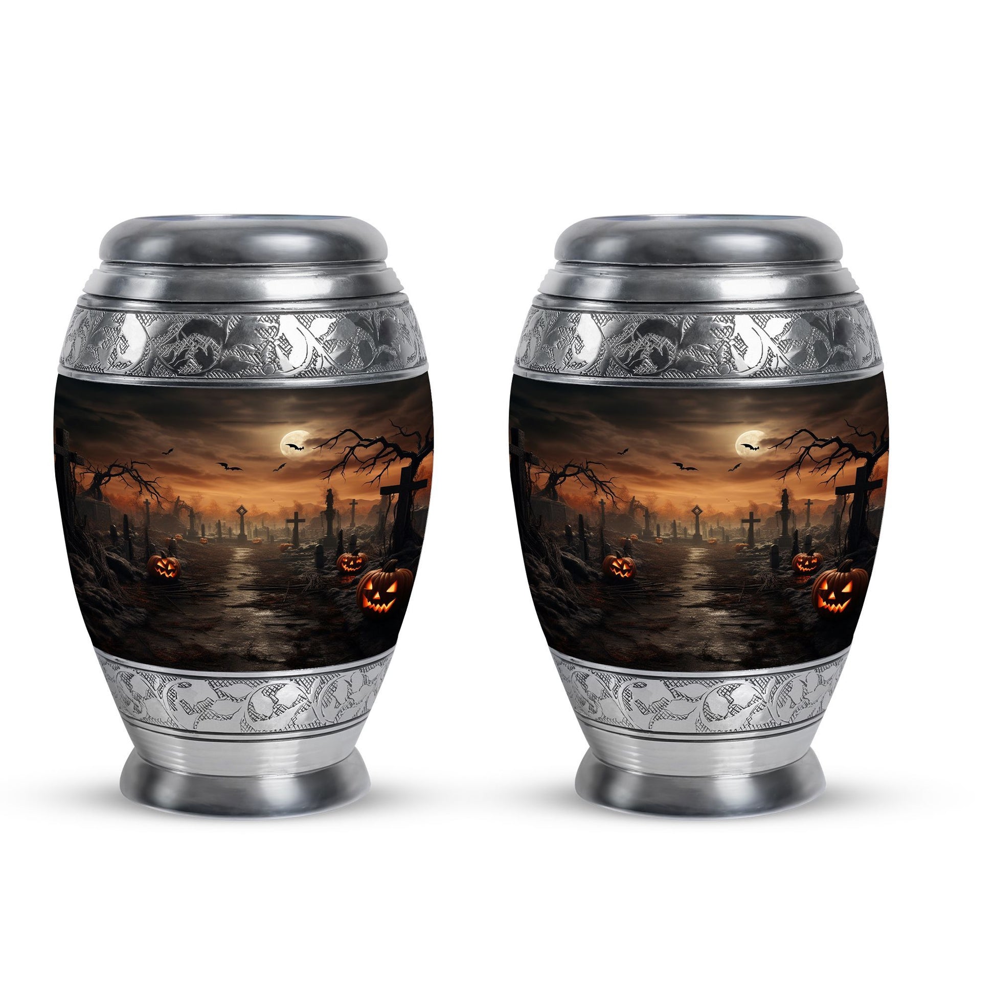 Halloween Small Urn Set of 2 Combo