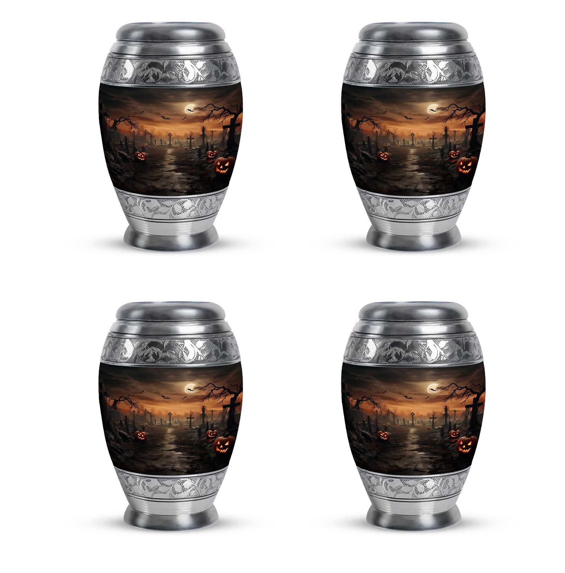 Halloween Small Urn Set of 4 Combo