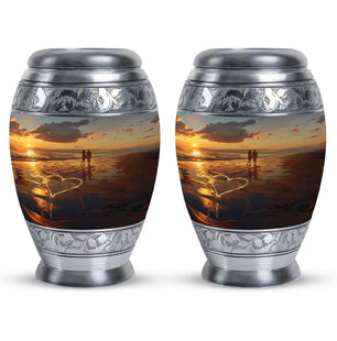 Beach  Small Urn Set of 2 Combo