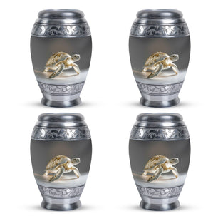 Turtle Urn Small Set of 4