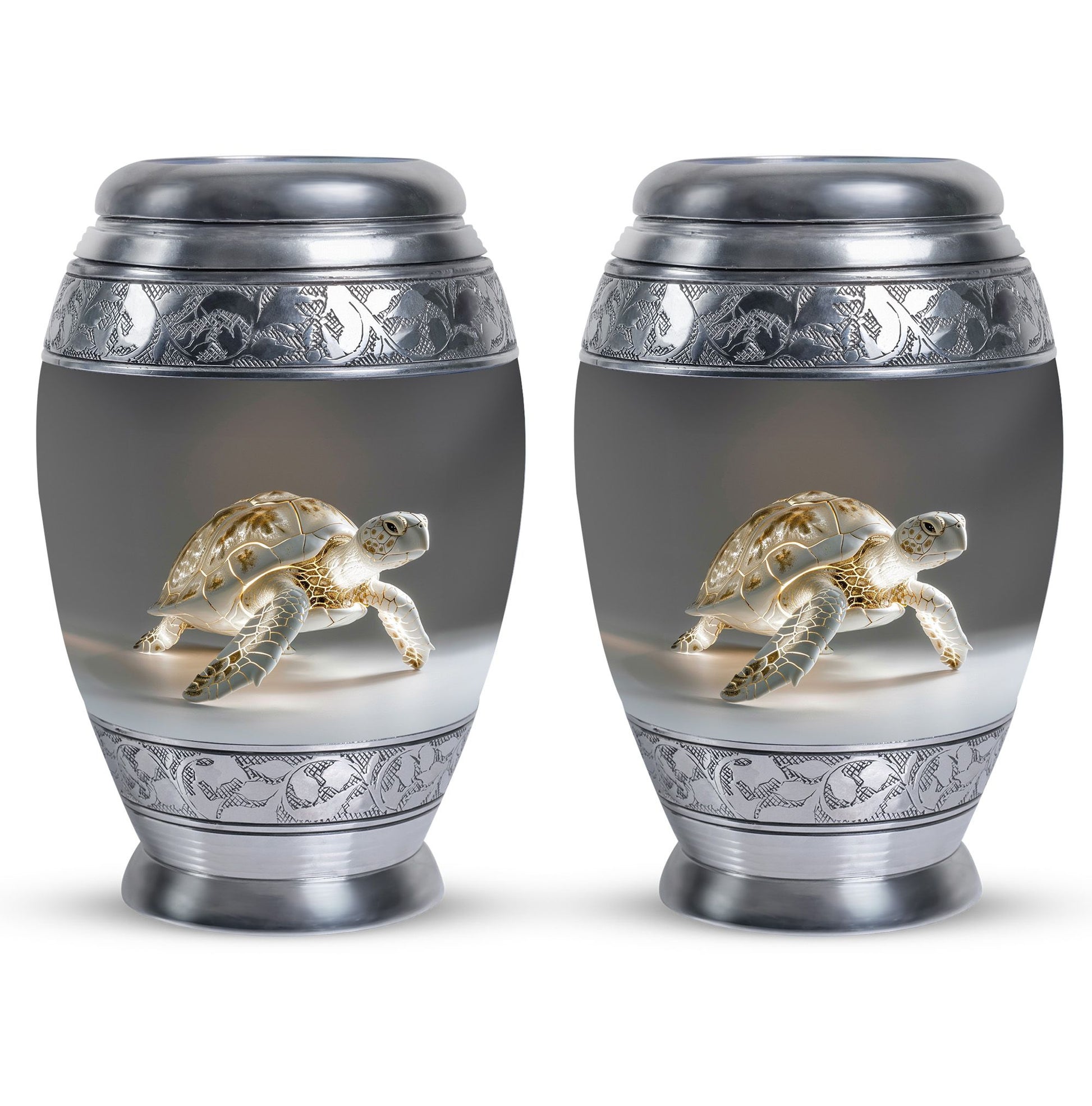 Turtle Urn Small Set of 2