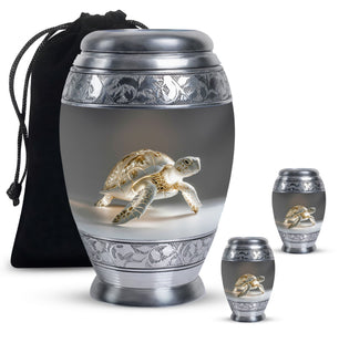 Turtle Urn Large & Small Combo