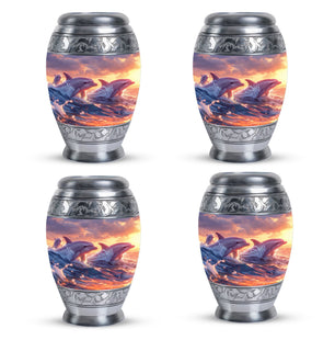 Dolphin  Small Urn Set of 4 Combo