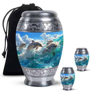 Ocean  Large urn & 2 Small Urn