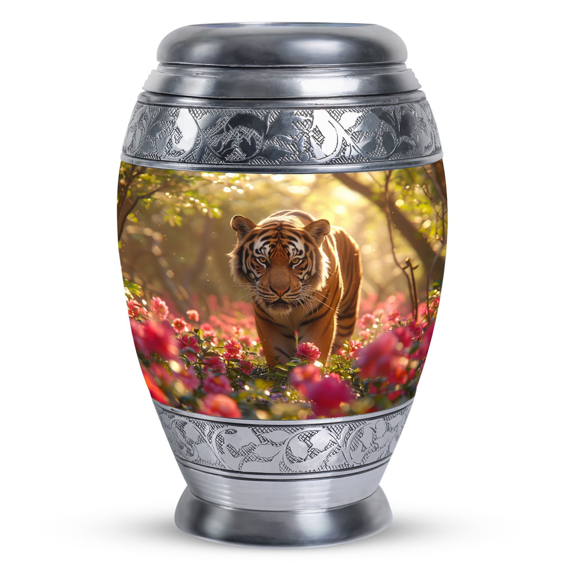 Tiger  Small Urn 3 Inch