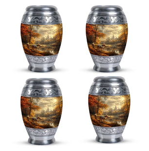 Horse  Small Urn Set of 4 Combo