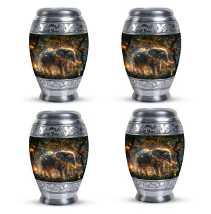 Elephant  Small Urn Set of 4 Combo