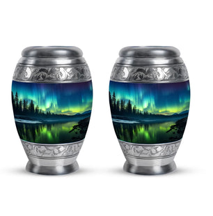 Northen lights  Small Urn Set of 2 Combo