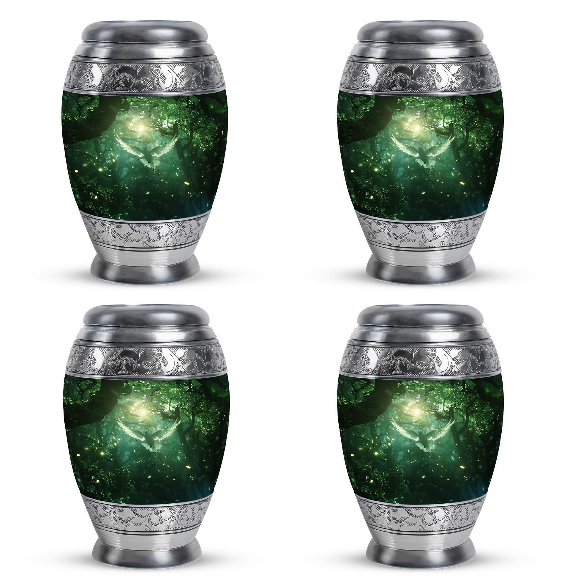 Forest  Small Urn Set of 4 Combo