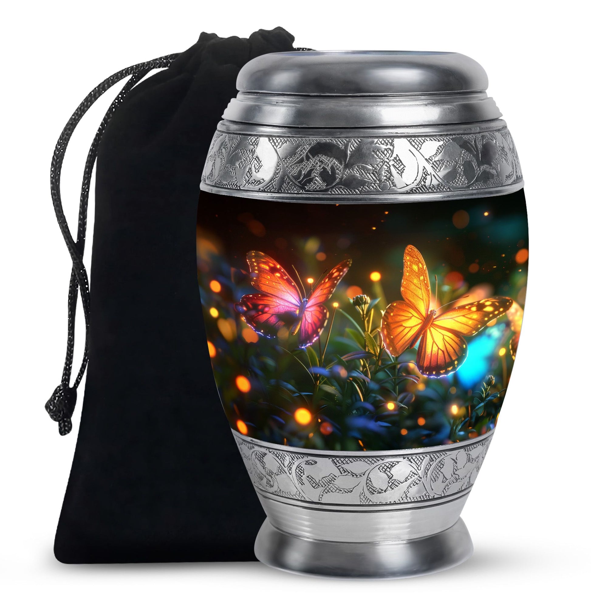 Butterfly  Large Urn 10 Inch