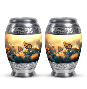 Butterfly  Small Urn Set of 2 Combo