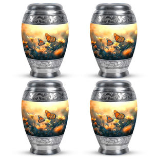 Butterfly  Small Urn Set of 4 Combo