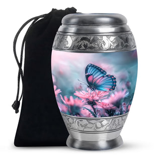 Butterfly  Large Urn 10 Inch