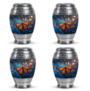 Butterfly  Small Urn Set of 4 Combo