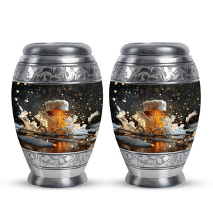 Beer  Small Urn Set of 2 Combo