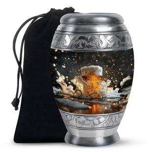 Beer  Large Urn 10 Inch