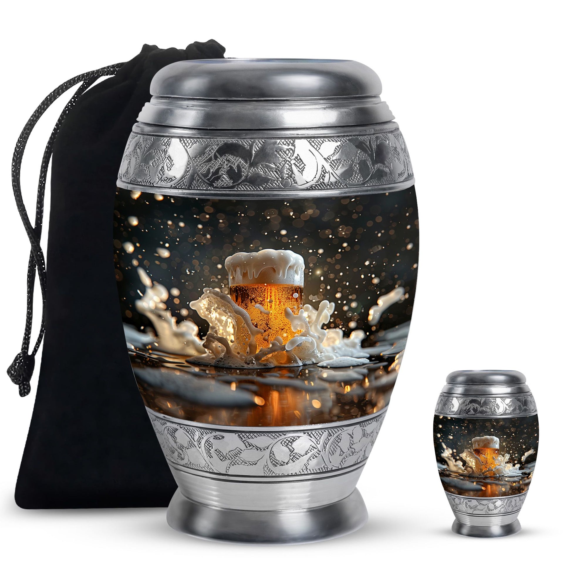 Beer  Large urn & 1 Small Urn