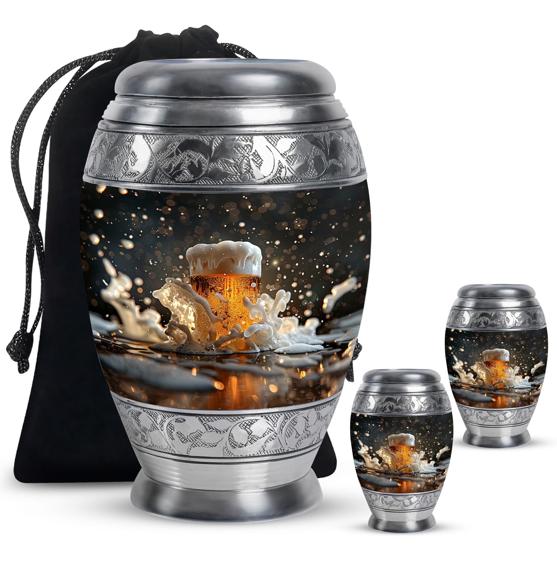 Beer  Large urn & 2 Small Urn