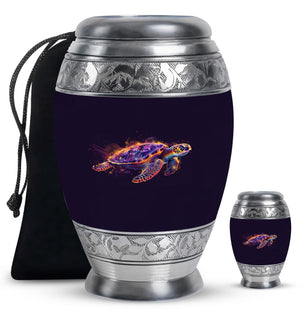 Turtle  Large urn & 1 Small Urn