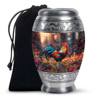 Chicken  Large Urn 10 Inch