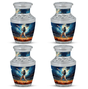 Baseball  Small Urn Set of 4 Combo