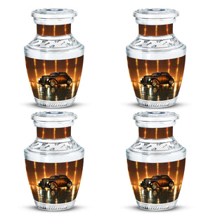 Car Urn Small Set of 4