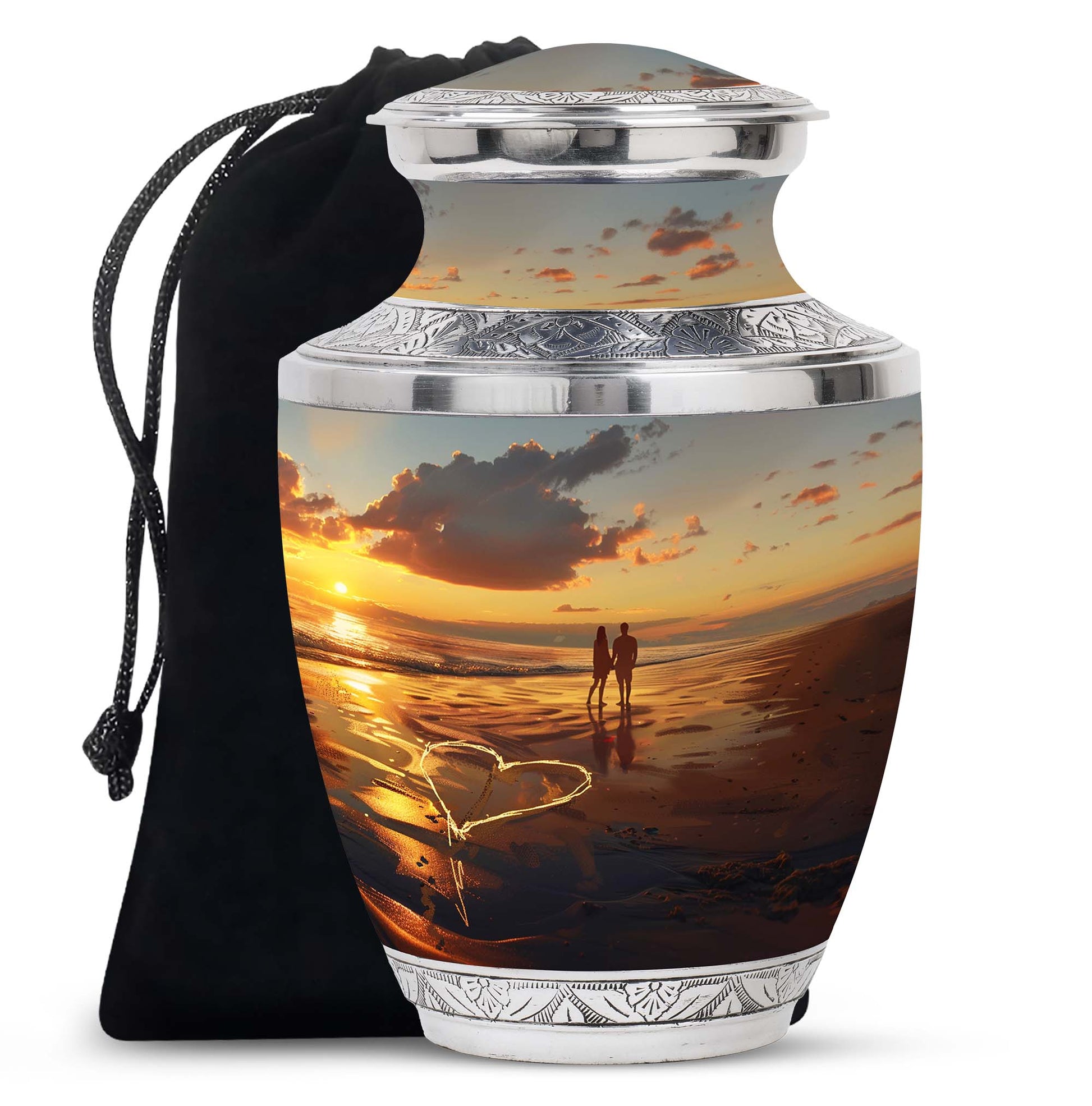 Beach  Large Urn 10 Inch