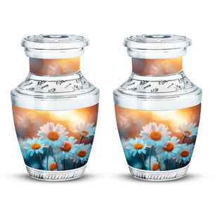 Flower  Small Urn Set of 2 Combo