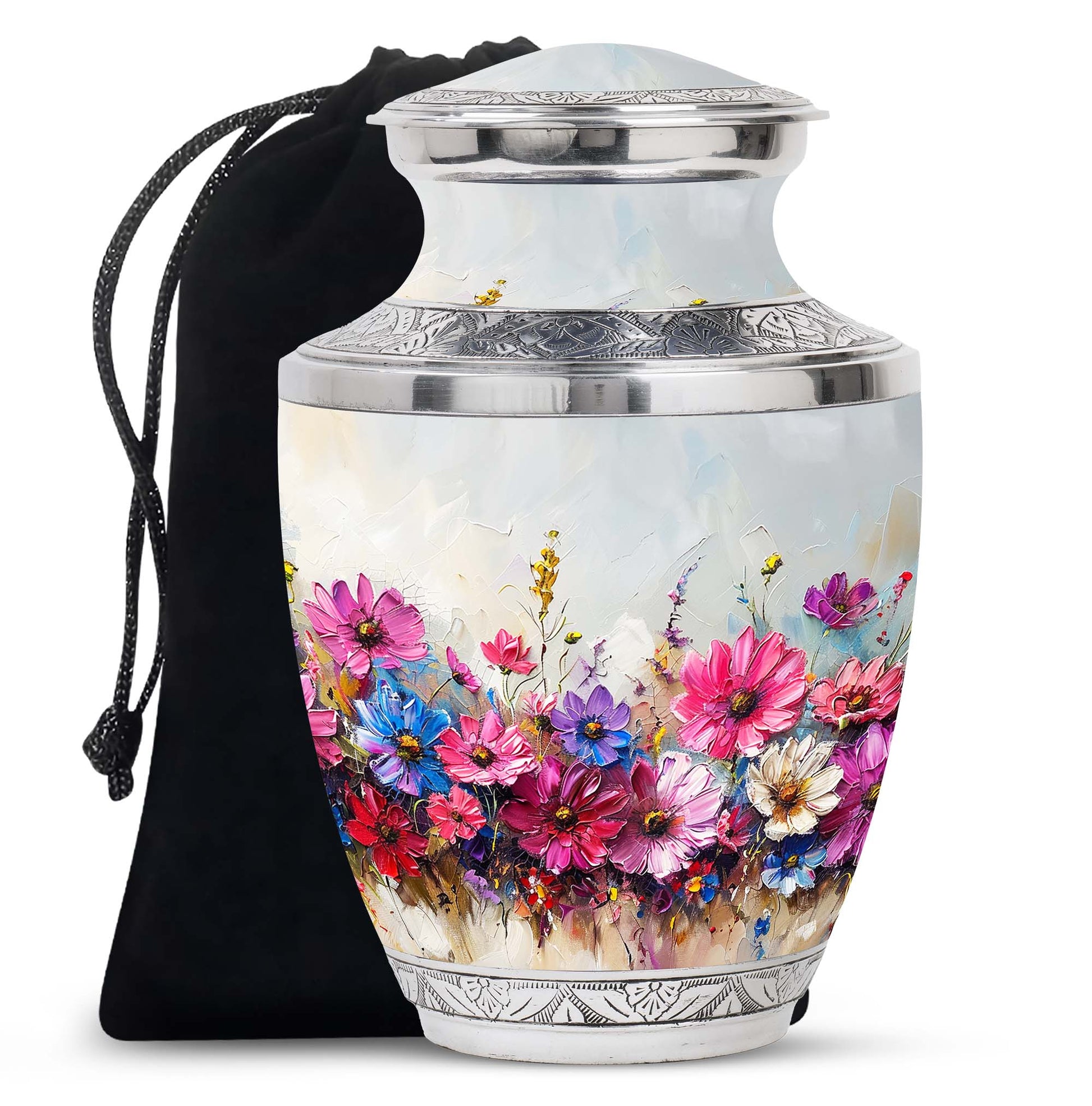 Flower  Large Urn 10 Inch