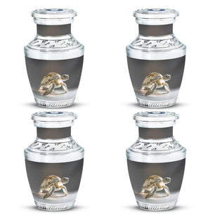 Turtle Urn Small Set of 4