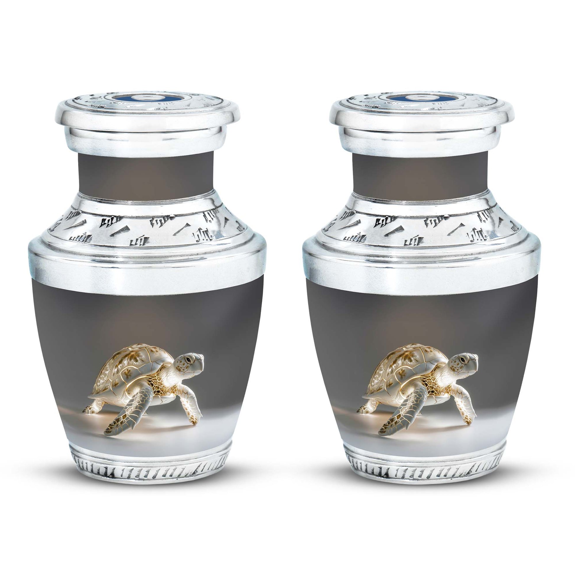 Turtle Urn Small Set of 2