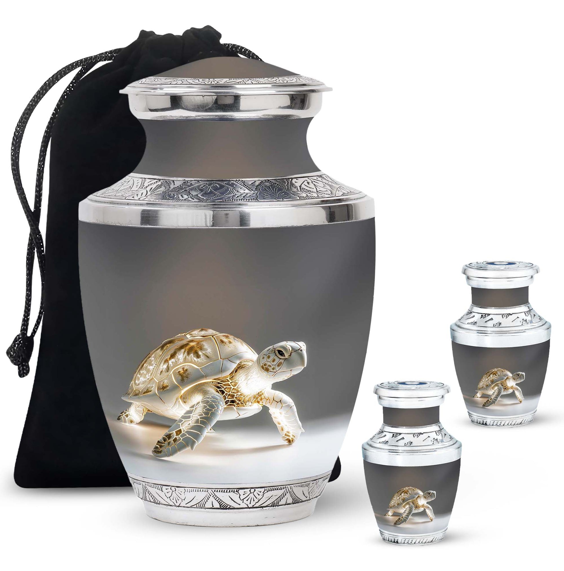 Turtle Urn Large & Small Combo