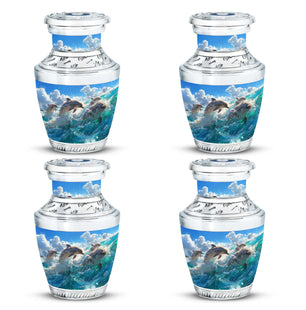 Ocean  Small Urn Set of 4 Combo