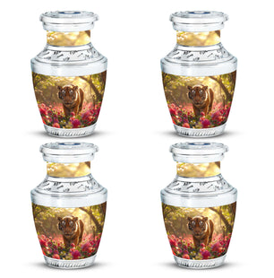 Tiger  Small Urn Set of 4 Combo