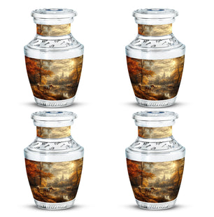 Horse  Small Urn Set of 4 Combo