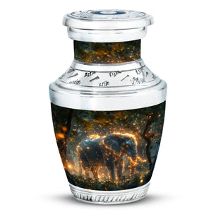 Elephant  Small Urn 3 Inch