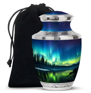 Northen lights  Large Urn 10 Inch