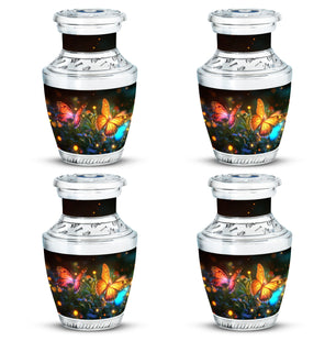 Butterfly  Small Urn Set of 4 Combo