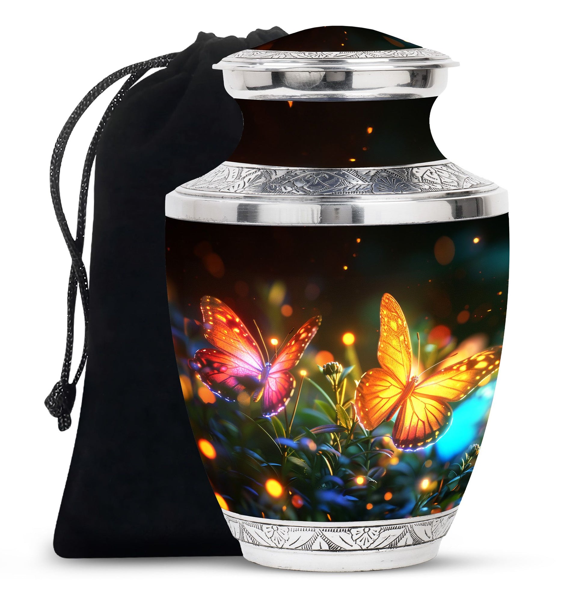 Butterfly  Large Urn 10 Inch