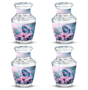 Butterfly  Small Urn Set of 4 Combo