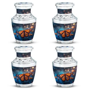 Butterfly  Small Urn Set of 4 Combo